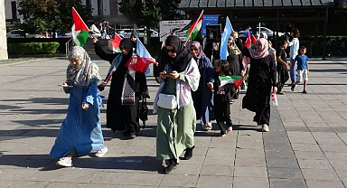 Erzurum’da Gazze için sessiz yürüyüş 145. haftasında