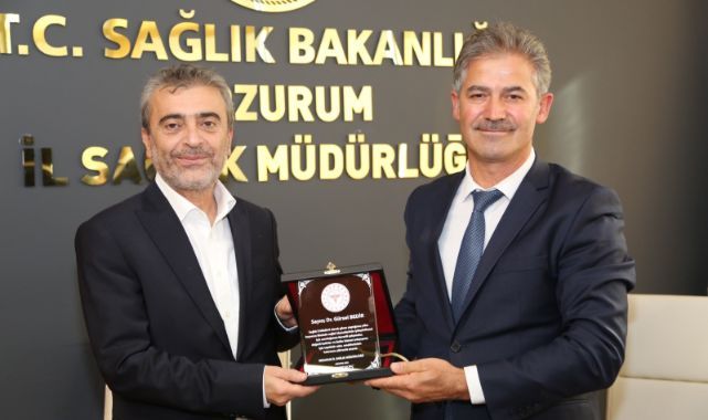 Erzurum İl Sağlık Müdürlüğü'nde devir teslim