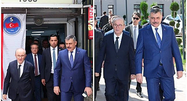 Erzurum Valiliğinden İçişleri Bakanlığına uzanan iki isim aynı karede