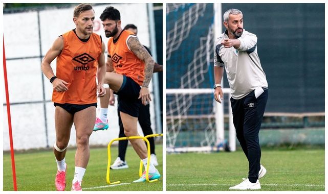 Erzurumspor FK, Gençlerbirliği maçı hazırlıklarını sürdürdü   
