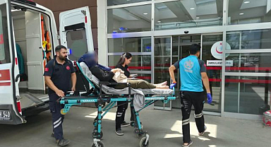 Eşine dehşeti yaşattı! Yaralı kadın hastaneye kaldırıldı