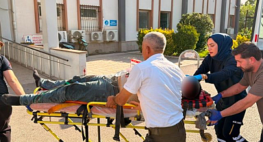Facianın eşiğinden dönüldü! Otomobil ile motosiklet çarpıştı