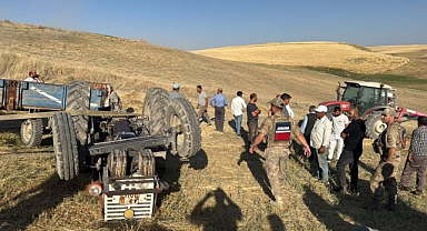 Feci traktör kazasında acı son