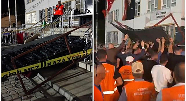 Festival alanında led ekran faciası