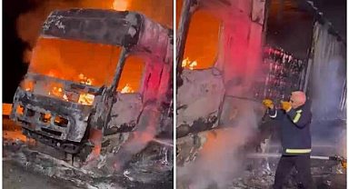 Gözünün önünde yanıp kül oldu!