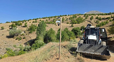 Heyelan bölgesi 24 saat kameralarla izleniyor