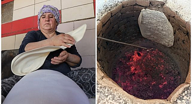 Kadınların kavurucu sıcaklardaki tandır mesaisi