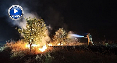 Kırsalda başlayan yangın ormana sıçradı   