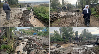 Kötü hava hayatı felç etti! Birçok köy hasar aldı