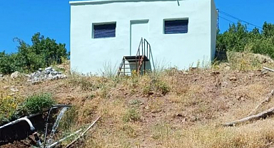 Köylerin su depoları yenilendi