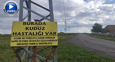 Kuduz nedeniyle mahalleye giriş çıkışlar yasaklandı