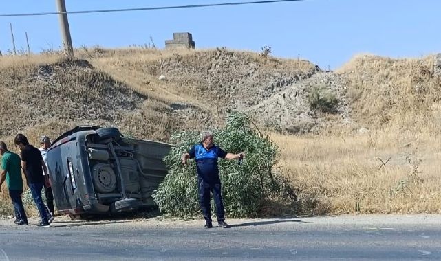 Lastiği patlayınca kaza geliyorum dedi!