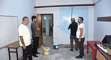 Öğretmenler ve veliler yeni dönem için kolları sıvadı