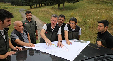 Orman çalışmaları masaya yatırıldı: Müdür Karakurt sahada...