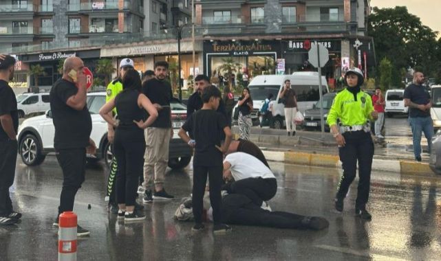 Otomobilin çarptığı yaya ağır yaralandı