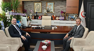 Rektör Hacımüftüoğlu’ndan Meral’e hayırlı olsun ziyareti