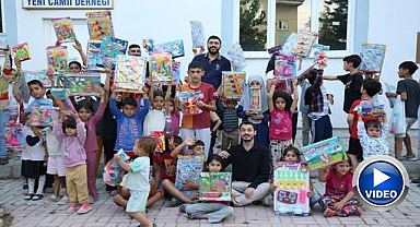 Rojin anısına çocuklara oyuncak dağıtıldı