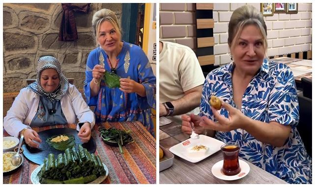 Sahrap Soysal Erzurum'un lezzetlerini keşfetti