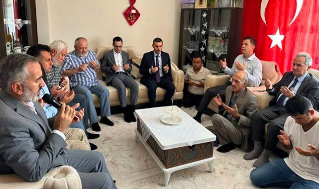 Şehit Güntekin'in ailesine anlamlı ziyaret