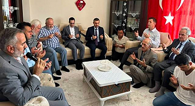 Şehit Güntekin'in ailesine anlamlı ziyaret