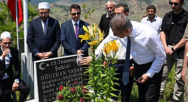Şehit Oğuzhan Yaşar kabri başında anıldı