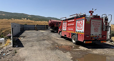 Semi treylerde çıkan yangın kontrol altına alındı!