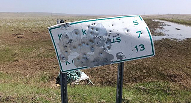 Tabelayı hedef tahtasına çevirdiler!