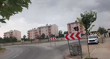 Trafik güvenliği için kavşaklarda tedbir
