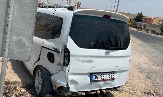 Trafikte maddi hasarlı kaza!