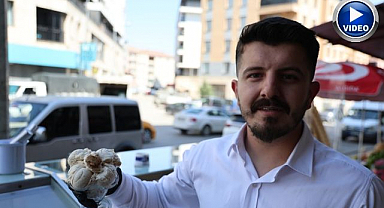 Türkiye'de bir ilk! Orcikli dondurma