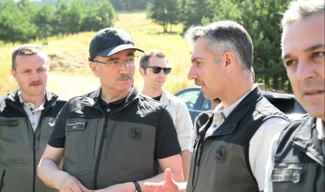 Vali Baruş’tan orman sahalarında inceleme