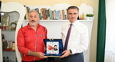 Vali Baruş’tan şehit ailesi ve gaziye vefa ziyareti