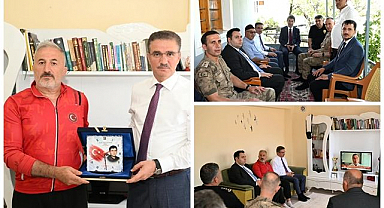 Valisi Baruş’tan İspir'de anlamlı ziyaret