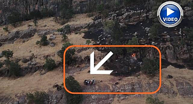 Yangını duyan koştu! Köylülerden anında müdahale
