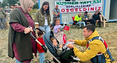 Yayla şenliğinde güvenlik bilgilendirmesi