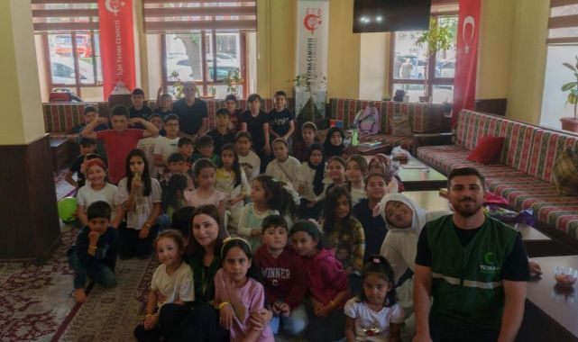 Yeşilay  Kur’an kursu öğrencileriyle buluştu
