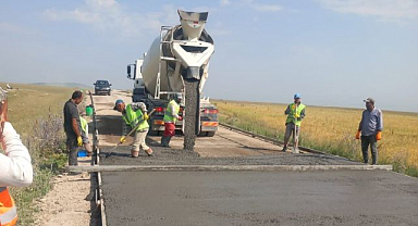 Yol çalışmaları hız kesmiyor!