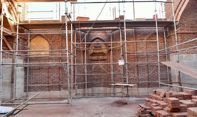 800 yıllık Ulu Camii’nin restorasyonu sürüyor