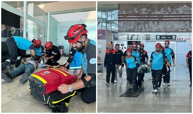 Afet senaryosu gerçeğe dönüştü: Ekipler sahaya indi