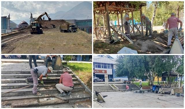 Atatürk Üniversitesi kampüsü yeni döneme hazırlanıyor