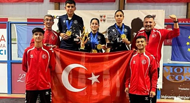 Avrupa’dan altın madalya ile döndü