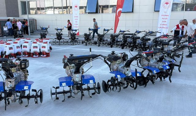 Çiftçiye can suyu! Modern tarım ekipmanları dağıtıldı