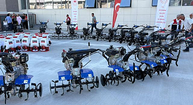 Çiftçiye can suyu! Modern tarım ekipmanları dağıtıldı