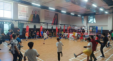 Çocuklar yazı boş geçirmedi