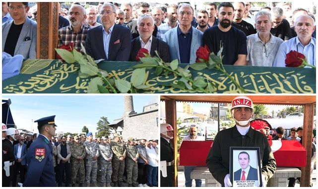 Erzurum'da Ayça Hızarcı ve  Gazi  Diler toprağa verildi