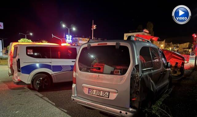 Erzurum'da dehşet anları! Motosiklet sürücüsü yaşam savaşı veriyor
