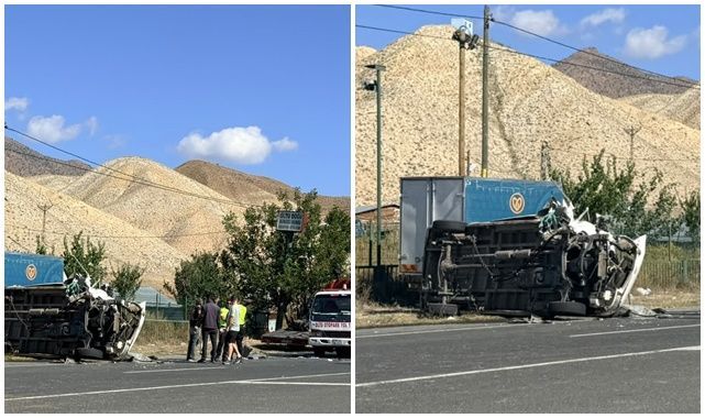 Erzurum'da feci kaza!