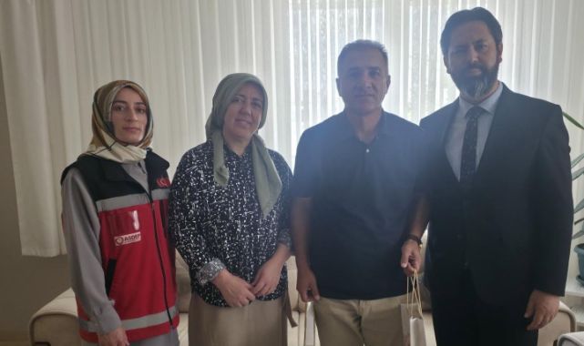 Erzurum'da Gazi Metin Kışbaşıoğlu’na ziyaret