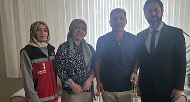 Erzurum'da Gazi Metin Kışbaşıoğlu’na ziyaret