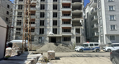 Erzurum'da inşaattan düşen işçi yaşamını yitirdi